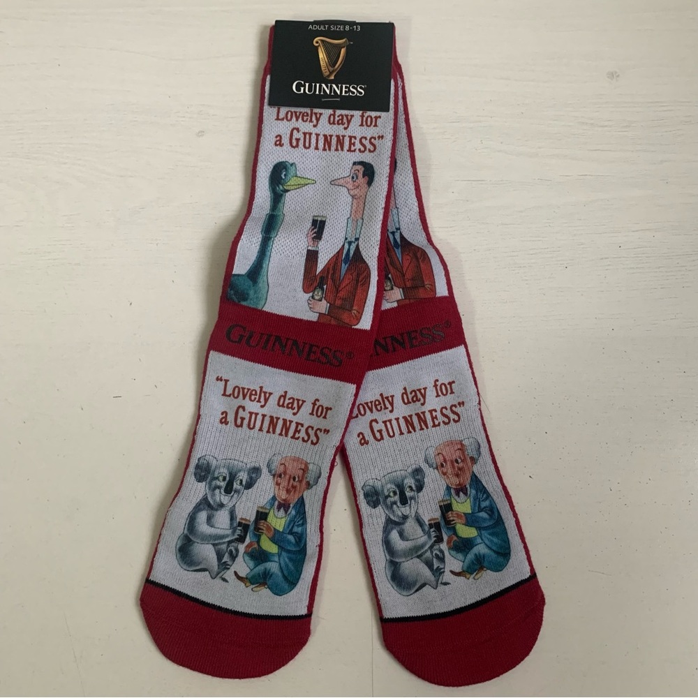 Guinness Socks “Lovely Day for a Guinness”